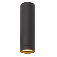 DK2052-BK Накладной светильник, IP 20, 15 Вт, GU10, черный, алюминий