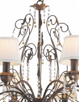 Подвесная люстра Arte Lamp Medici A9468LM-8BR