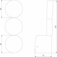 Накладной светильник Elektrostandard Brioni a064594