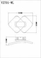 Бра Moderli Vivienne V2701-WL