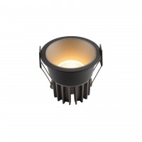 DK4500-BG Встраиваемый светильник, IP 20, 12 Вт, LED 3000, черно-серый, алюминий
