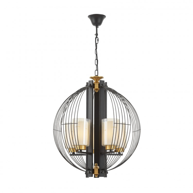 Подвесной светильник Lumina Deco Ponti LDP 1245-5 BK+MD