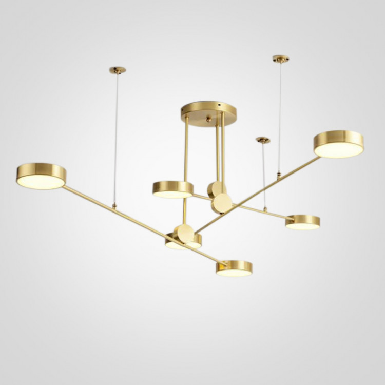 Подвесная Люстра Technum Led Gold By Imperiumloft