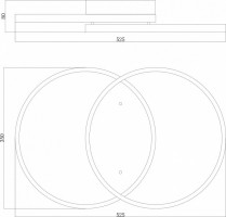 Накладной светильник Moderli Criteo V1060-CL