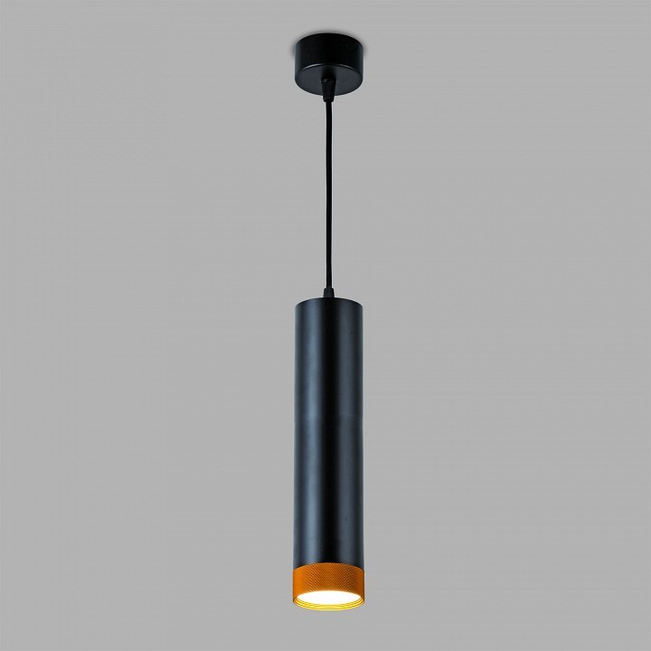 Подвесной светильник Eurosvet Tony 50164/1 LED черный/золото