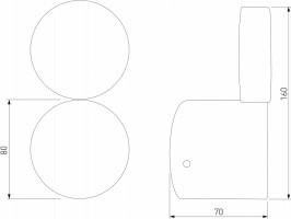 Накладной светильник Elektrostandard Brioni a064600