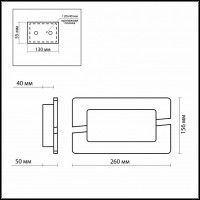 Накладной светильник Odeon Light Amafo 2721/6WL