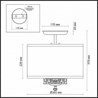 Накладной светильник Odeon Light Nesta 2770/3C