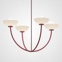 Потолочная Люстра Inelda L4 Red By Imperiumloft