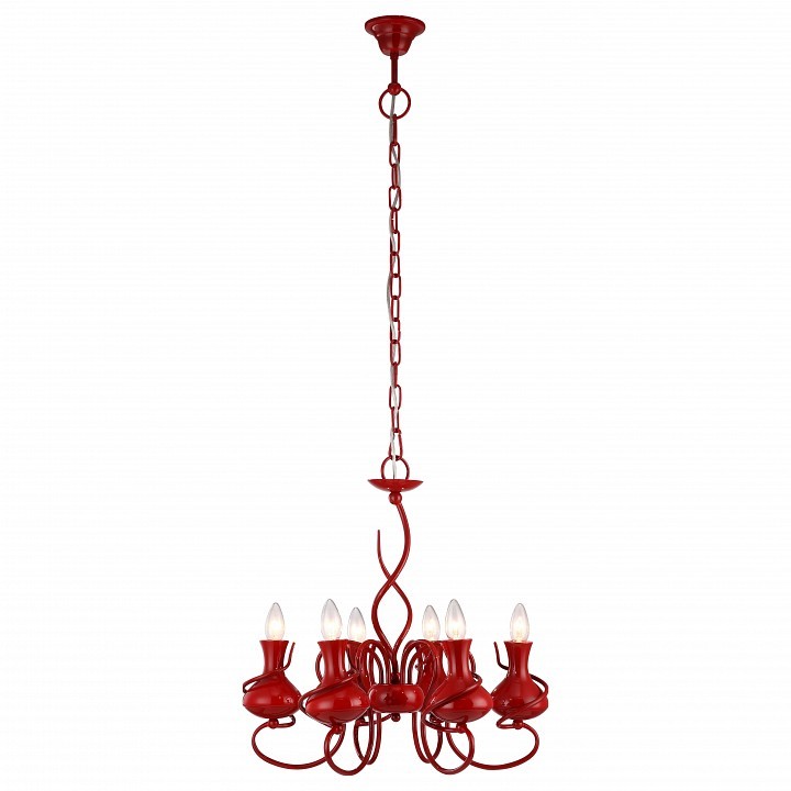 Подвесная люстра Arte Lamp Vaso A6819LM-6RD