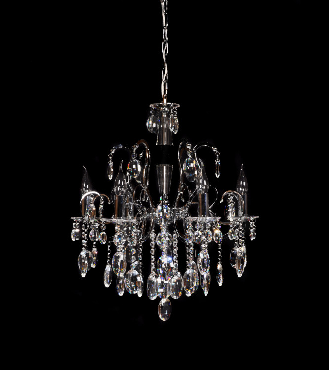 Хрустальная подвесная люстра Lumina Deco Daniella LDP 9123-6