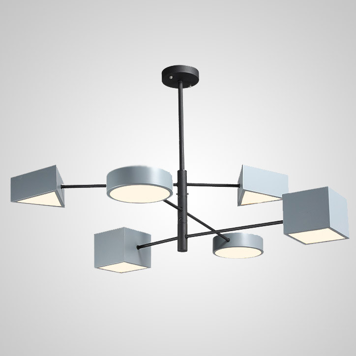 Светодиодная Люстра Deniza L6 Gray By Imperiumloft