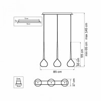 Подвесной светильник Lightstar Simple Light 808 808137