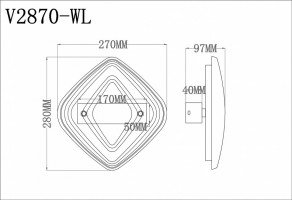 Накладной светильник Moderli Alfi V2870-WL