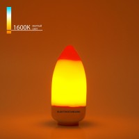 Лампа светодиодная Elektrostandard Лампа пламя E14 3Вт 1600K BLE1436