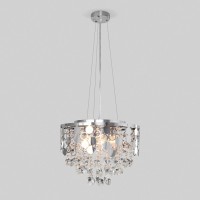 Подвесной светильник Eurosvet Lianna 10114/6 хром/прозрачный хрусталь Strotskis