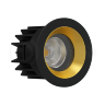 Светильник встраиваемый FAST TOP MINI Black-Gold LeDron неповоротный LED