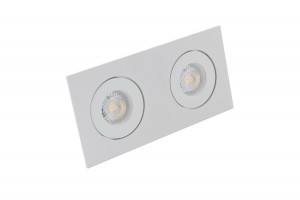 DK2020-WH Встраиваемый светильник, IP 20, 50 Вт, GU10, белый, алюминий