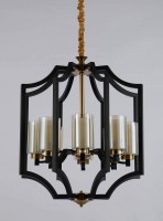 Подвесная люстра Lumina Deco Vigatto LDP 1224-8 BK+MD