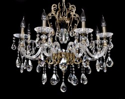 Хрустальная подвесная люстра Lumina Deco Bianca LDP 66251-8