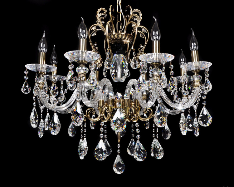Хрустальная подвесная люстра Lumina Deco Bianca LDP 66251-8