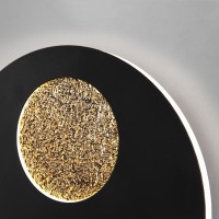 Накладной светильник Eurosvet Areola 40150/1 LED черный /золото
