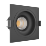 Встраиваемый светодиодный светильник LeDron LEVEL SQ 1 Black LED