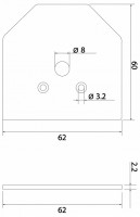 Набор заглушек для трека Elektrostandard Slim Magnetic a062152