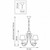 Подвесная люстра Lightstar Modesto 781034