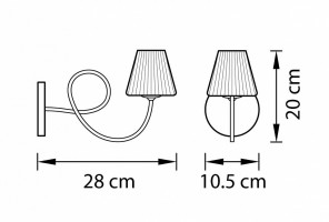 Бра Lightstar Vortico 814613