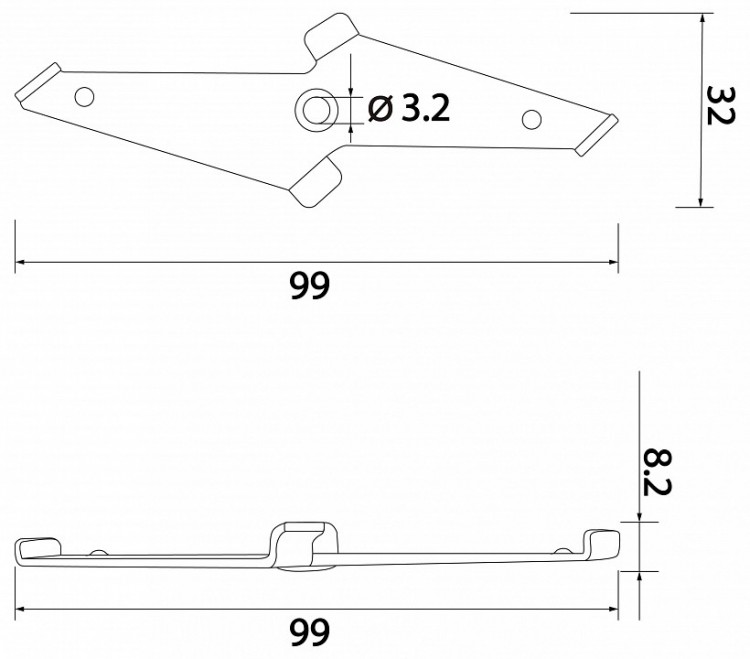 Набор креплений для трека Elektrostandard Slim Magnetic a062153