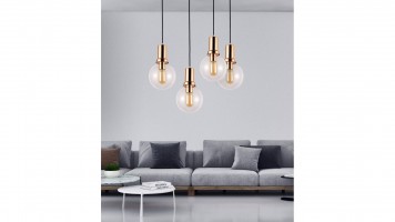 Подвесной светильник Lumina Deco Dorito LDP 1212-150 TR+GD