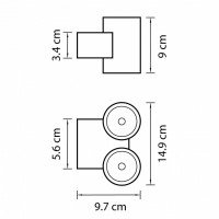Накладной светильник Lightstar Paro LED 352694