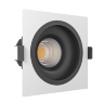 Встраиваемый светодиодный светильник LeDron LEVEL SQ 1 White-Black LED