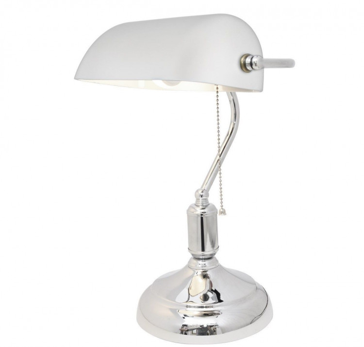 Настольная лампа Lumina Deco Banker LDT 305 WT+CHR