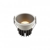 DK4500-GW Встраиваемый светильник, IP 20, 12 Вт, LED 3000, бело-серый, алюминий