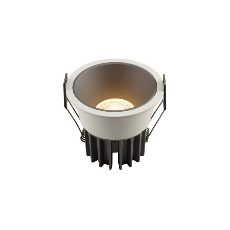 DK4500-GW Встраиваемый светильник, IP 20, 12 Вт, LED 3000, бело-серый, алюминий