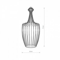 Плафон металлический Nowodvorski Cameleon Luksor L BL 8593