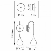 Бра Lightstar Pentola 803539