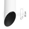 Светильник накладной SLC78008-7W-25CM White-Black Ledron неповоротный LED