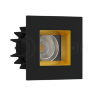 Светильник встраиваемый FAST TOP SQ MINI Black-Gold LeDron неповоротный LED
