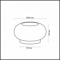 Настольная лампа декоративная Odeon Light Pati 2205/2T
