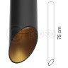 Светильник накладной SLC78008-7W-75 Black-Gold Ledron неповоротный LED
