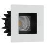 Светильник встраиваемый FAST TOP SQ MINI White-Black LeDron неповоротный LED