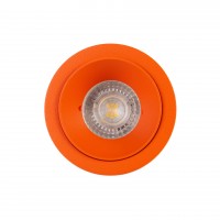 DK2026-OR Встраиваемый светильник, IP 20, 50 Вт, GU10, оранжевый, алюминий