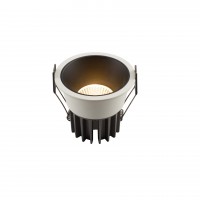 DK4500-WB Встраиваемый светильник, IP 20,12 Вт, LED 3000, бело-черный, алюминий