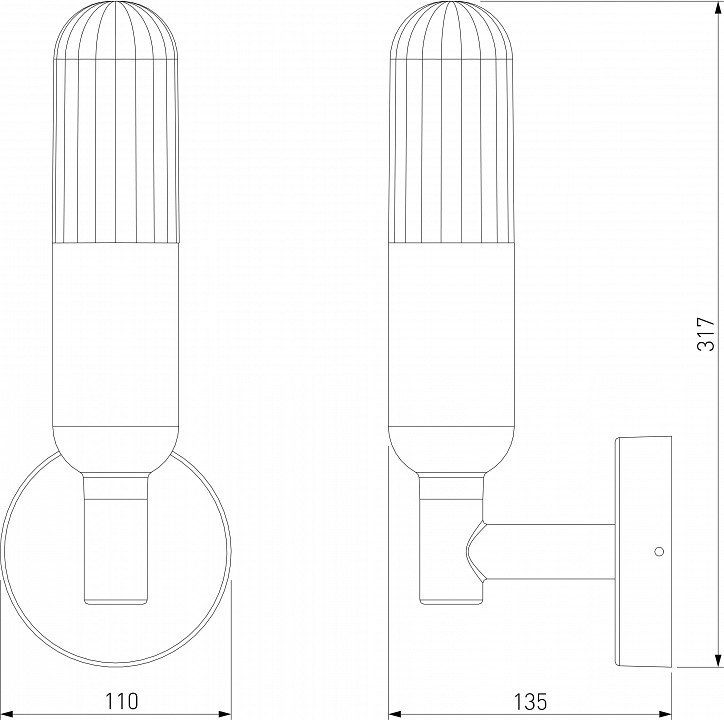 Светильник на штанге Elektrostandard ISIDA 35165/U