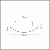 Накладной светильник Odeon Light Opal 2247/2C