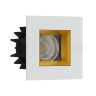 Светильник встраиваемый FAST TOP SQ MINI White-Gold LeDron неповоротный LED