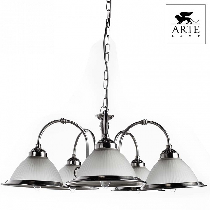 Подвесная люстра Arte Lamp American Diner A9366LM-5SS